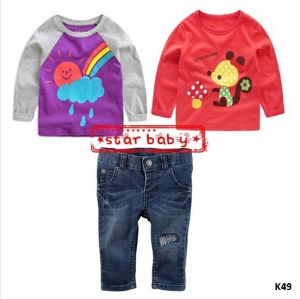 setelan 3in1 jean anak lelaki